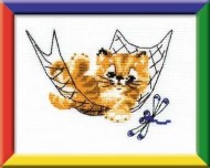 Riolis Art HB058 Kitten in Hammock